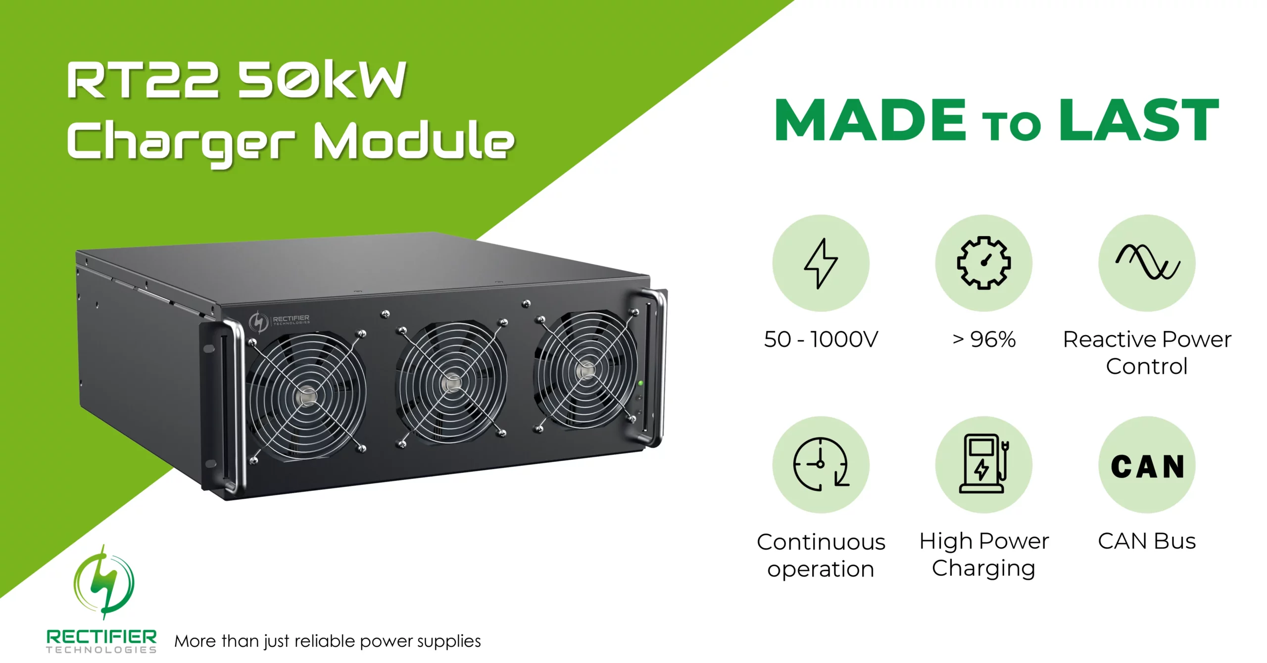 RT22 50kW Charger Module