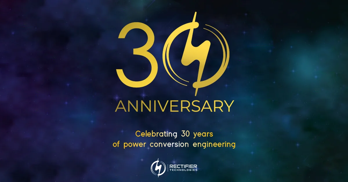 Rectifier Technologies Celebrates 30 Years of Power Conversion Engineering