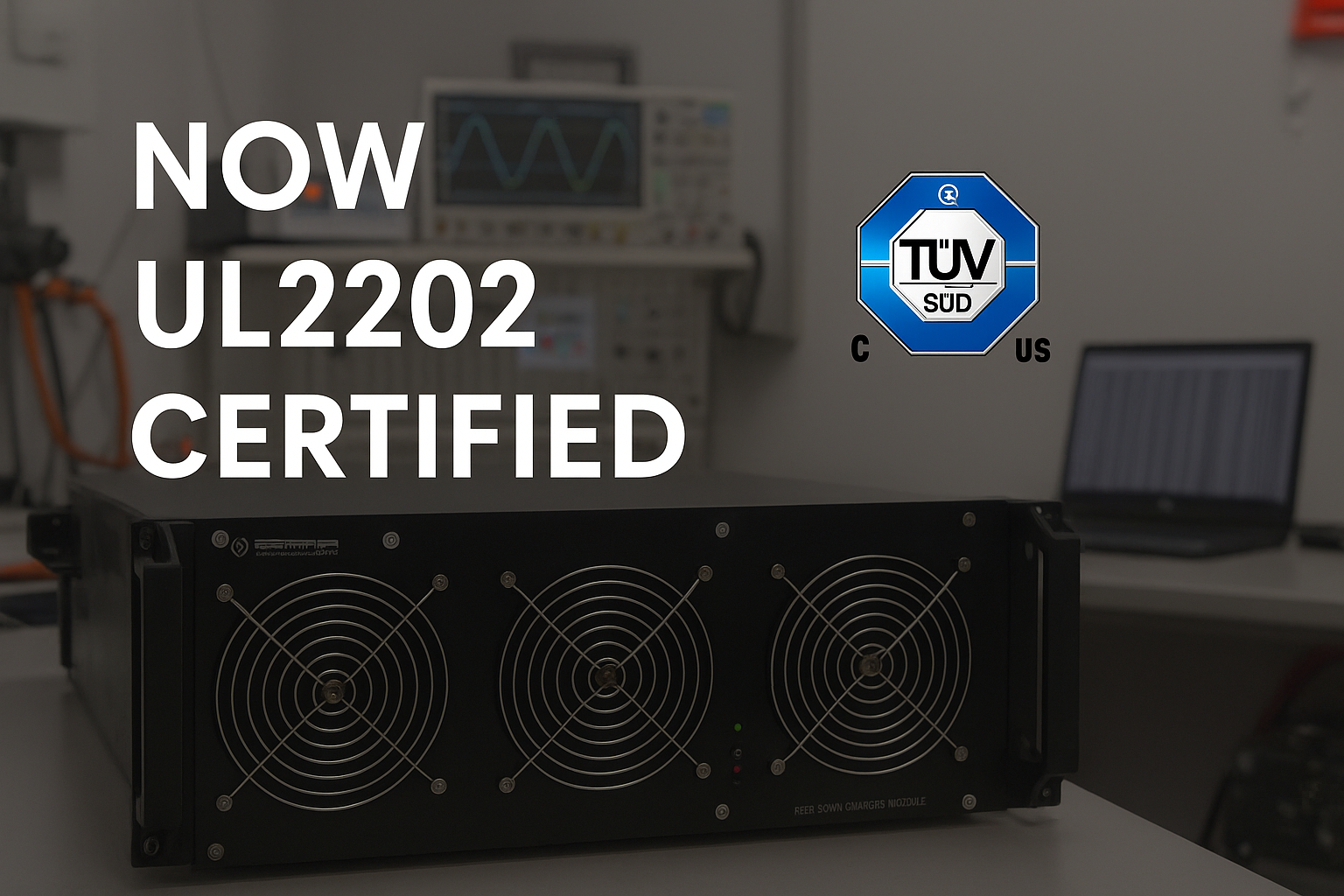 RT22 UL2202 Tested, TÜV SÜD Certified