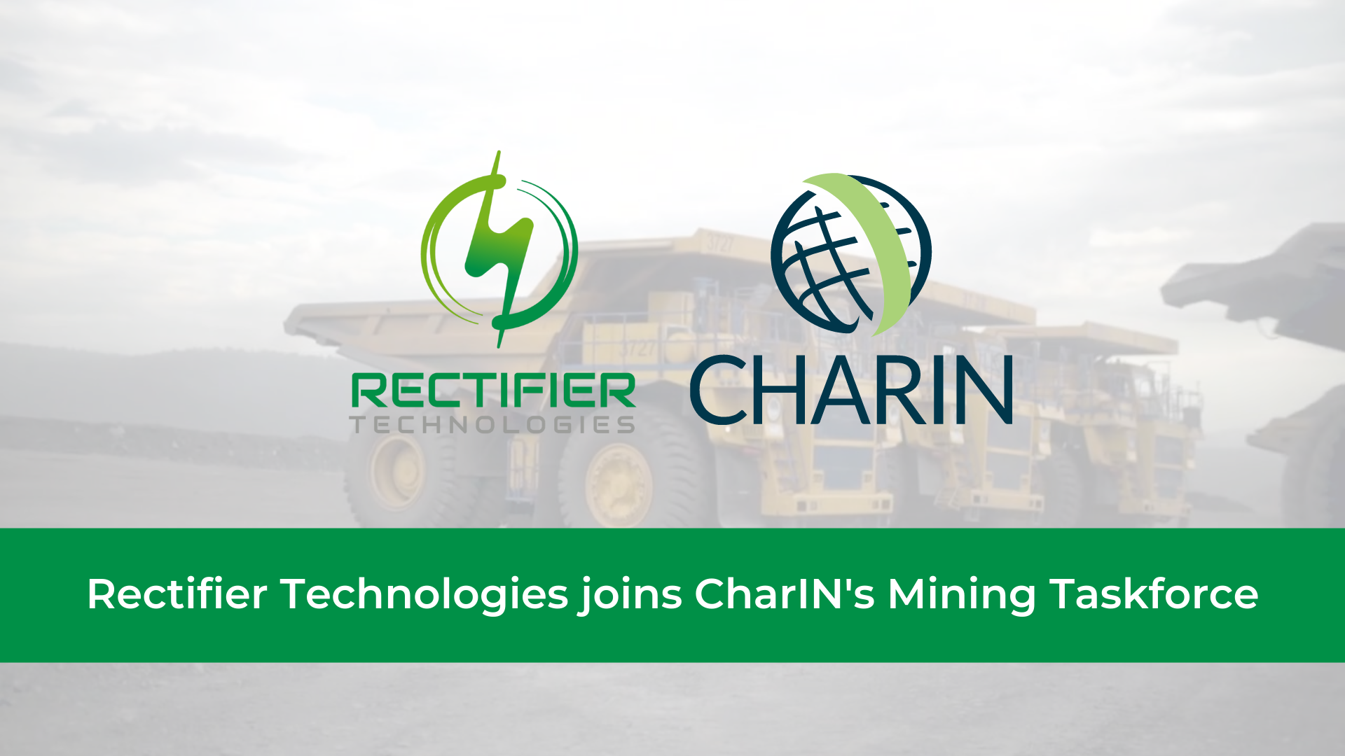 Rectifier Technologies Joins CharIN’s Mining Taskforce